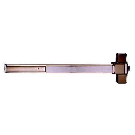Marks Usa Rim Exit Device, 48 Inch, Exit Only, Oil Rubbed Dark Bronze M9900-48-10B